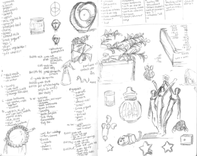 2024 - Beauty Salon Still Life, Figure Practice, Animals